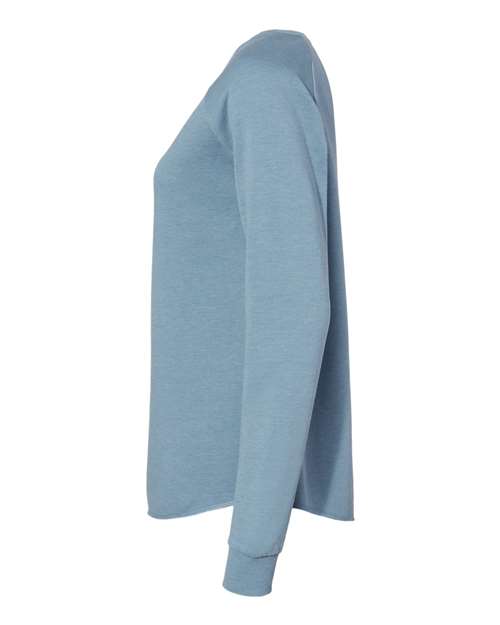 Independent Trading Co. PRM2000 Women's California Wave Wash Crewneck Sweatshirt #color_Misty Blue