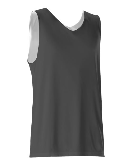 Alleson Athletic 506CR Reversible Tank #color_Charcoal/ White