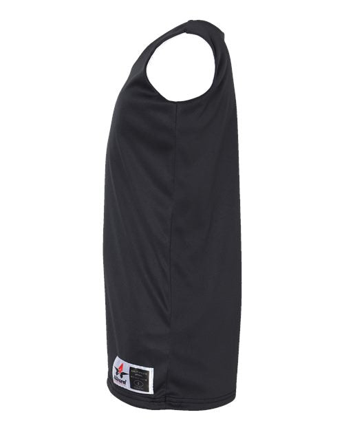 Alleson Athletic 506CRY Youth Reversible Tank #color_Black/ White
