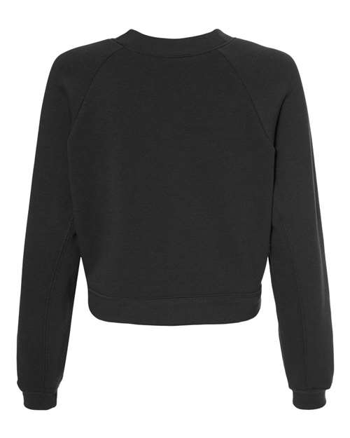 Bella + Canvas B7505 FWD Fashion Ladies' Raglan Pullover Fleece #color_DARK GREY