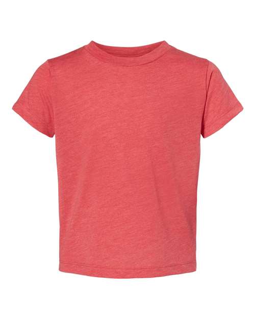 Bella + Canvas 3413T Toddler Triblend Short-Sleeve T-Shirt #color_RED TRIBLEND