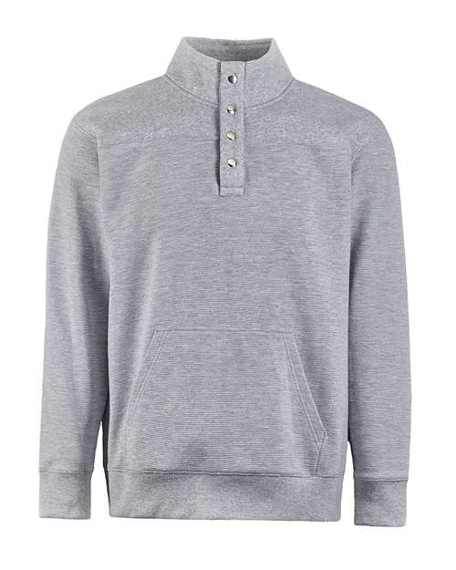 J America JA8708 Ripple Fleece Snap Pullover #color_OXFORD