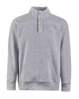 J America JA8708 Ripple Fleece Snap Pullover #color_OXFORD