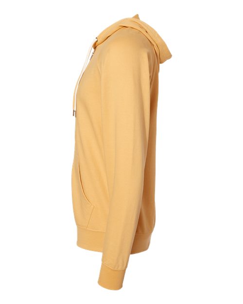 Independent Trading Co. SS1000Z Icon Lightweight Loopback Terry Full-Zip Hooded Sweatshirt #color_Harvest Gold