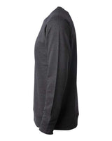 Independent Trading Co. SS1000C Icon Lightweight Loopback Terry Crewneck Sweatshirt #color_Charcoal Heather