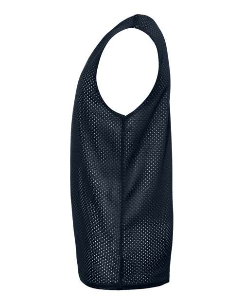 C2 Sport 5228 Youth Reversible Mesh Tank #color_Navy/ White