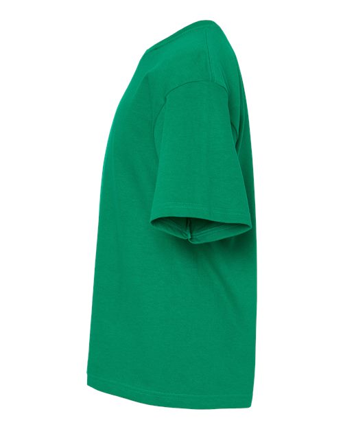 M&O 4850 Youth Gold Soft Touch T-Shirt #color_Fine Kelly Green