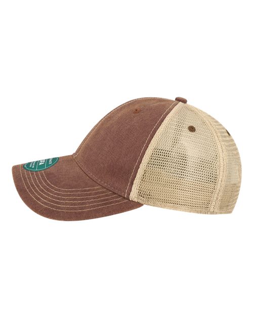 LEGACY OFA Old Favorite Trucker Cap #color_Burgundy/ Khaki