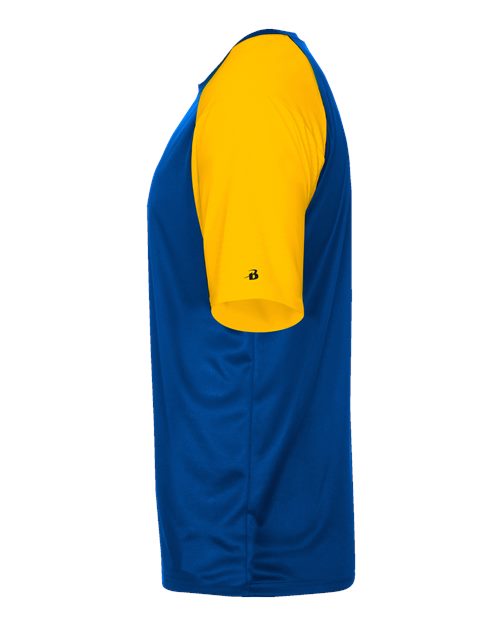 Badger 4230 Breakout T-Shirt #color_Royal/ Gold