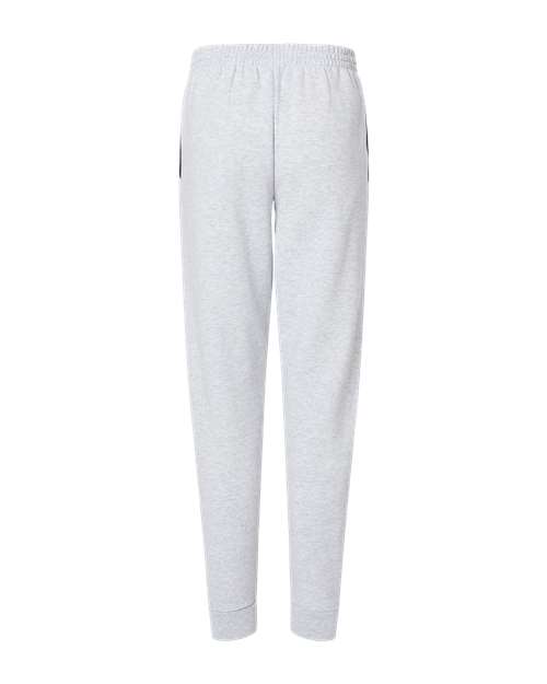 Jerzees 975MPR Adult Nublend Jogger #color_ASH/ CHAR GREY