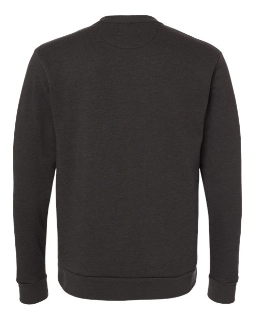 Next Level 9002NL Unisex Pullover PCH Crewneck Sweatshirt #color_HEATHER BLACK