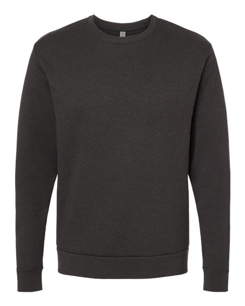 Next Level 9002NL Unisex Pullover PCH Crewneck Sweatshirt #color_HEATHER BLACK