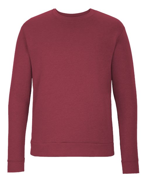 Next Level 9002NL Unisex Pullover PCH Crewneck Sweatshirt #color_HEATHER CARDINAL