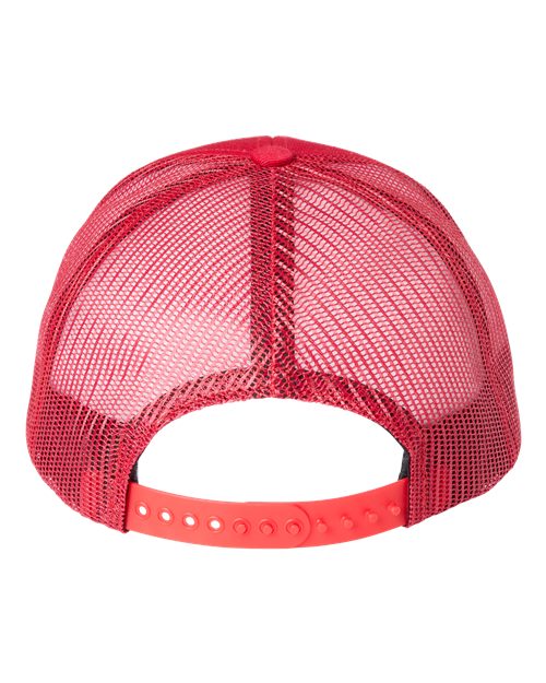 Classic Caps USA100 USA-Made Trucker Cap #color_Red