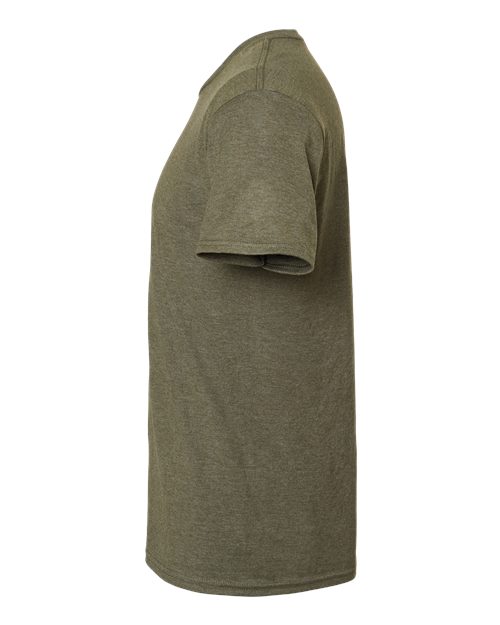 Hanes 4980 Unisex Nano-T T-Shirt #color_MILITARY GRN HTH