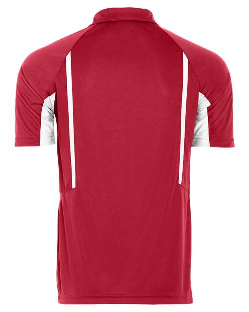 Holloway 222530 Men's Avenger Polo #color_SCARLET/ WHITE