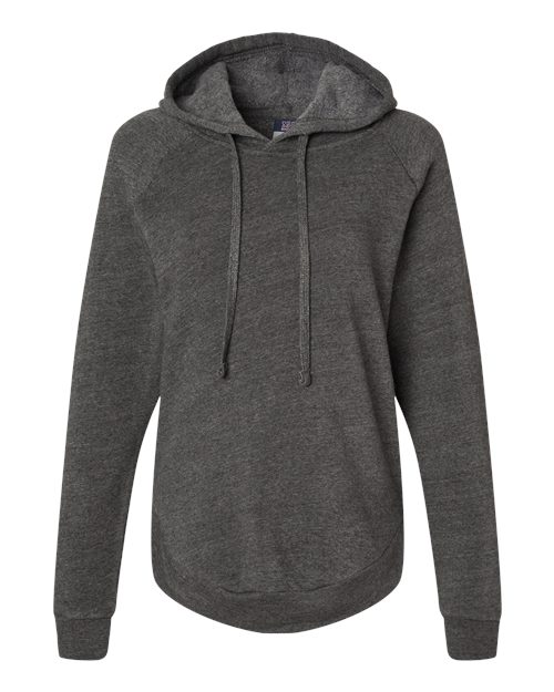 MV Sport W20172 Women's Jordan Angel Fleece Hooded Sweatshirt #color_Charcoal