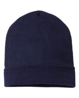 CAP AMERICA RK12 USA-Made Patriotic Cuffed Beanie #color_True Navy/ White/ True Red Stars