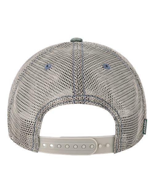 LEGACY DTA Dashboard Trucker Cap #color_Blue Steel/ Grey
