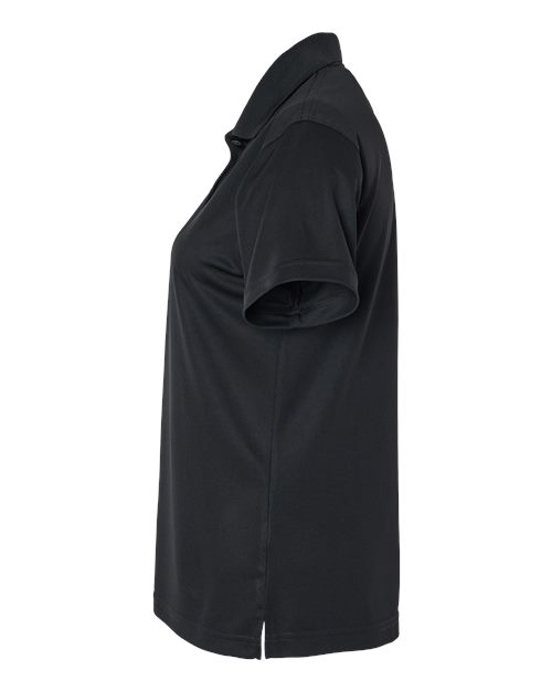 Paragon 104 Women's Saratoga Performance Mini Mesh Polo #color_Black