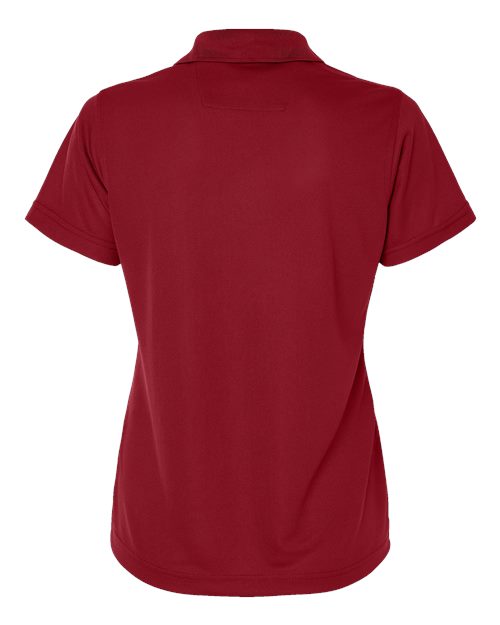 Paragon 104 Women's Saratoga Performance Mini Mesh Polo #color_Cardinal
