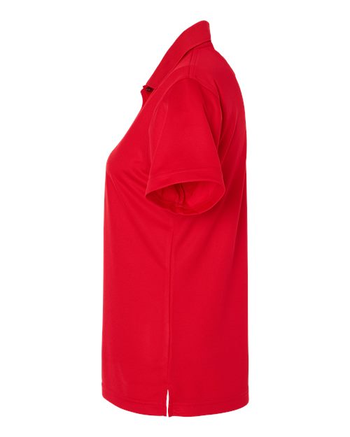 Paragon 104 Women's Saratoga Performance Mini Mesh Polo #color_Red