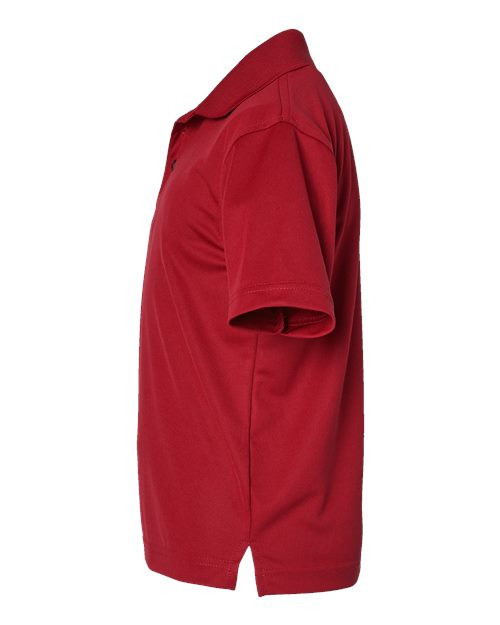 Paragon 108Y Youth Saratoga Performance Mini Mesh Polo #color_Red