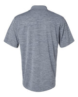 Paragon 130P Dakota Striated Heather Polo #color_Steel Grey Heather