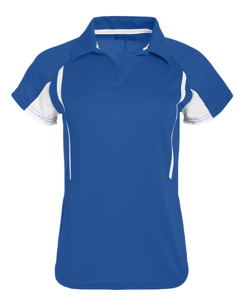 Holloway 222730 Ladies' Avenger Polo #color_ROYAL/ WHITE