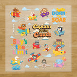 Airplanes Iron-On Transfer Pack