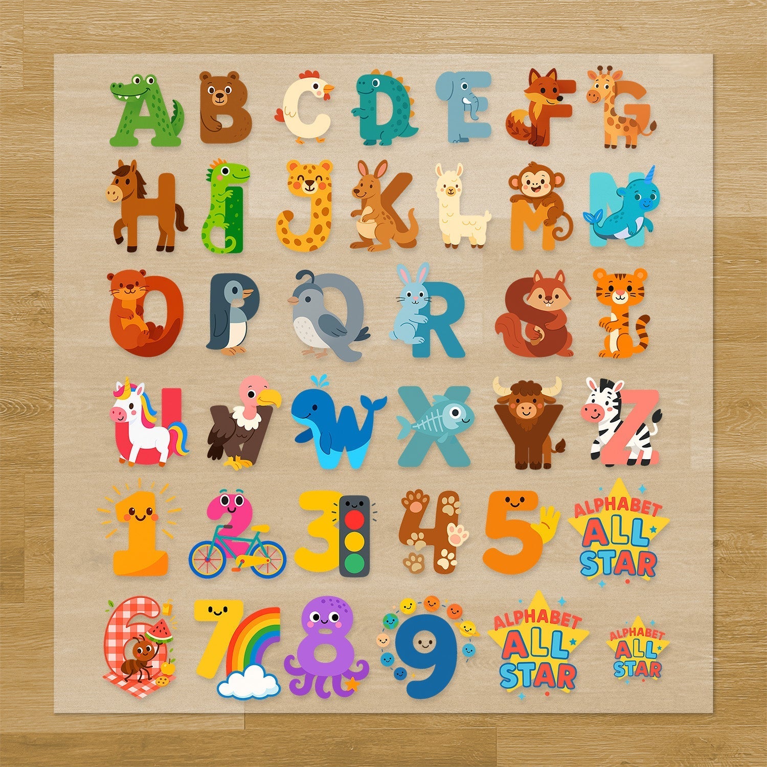 Alphabet & Numbers Iron-On Transfer Pack