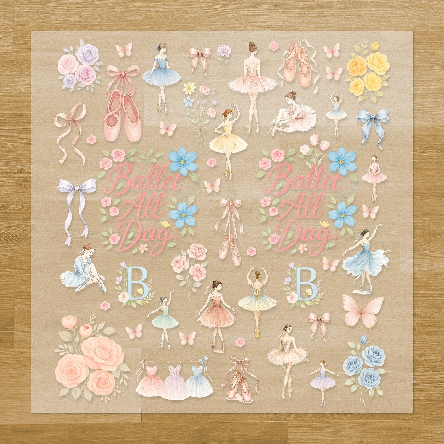 Ballet Iron-On Transfer Pack