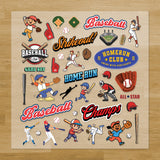Baseball Iron-On Transfer Pack