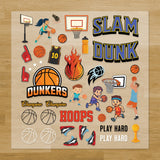 Basketball Iron-On Transfer Pack
