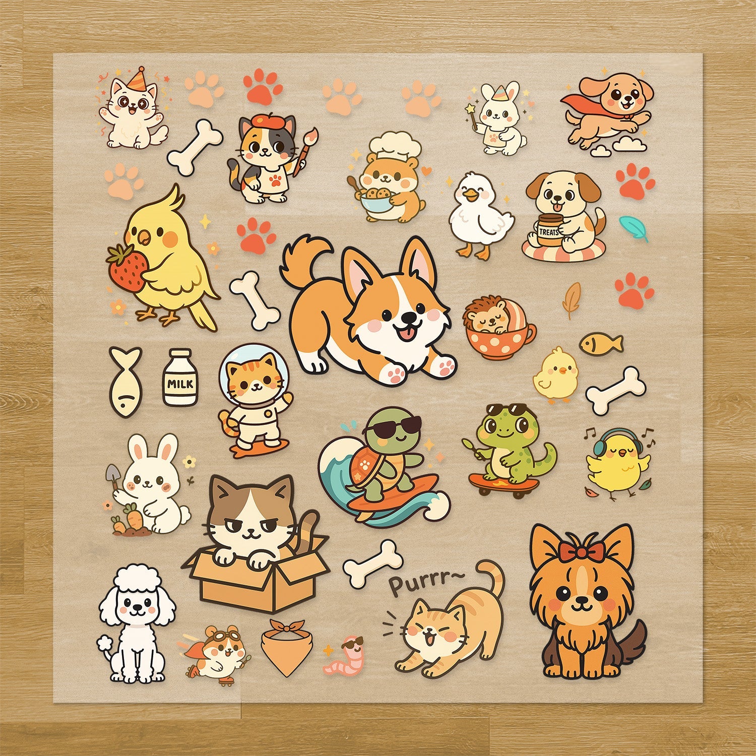 Cute Pets Iron-On Transfer Pack