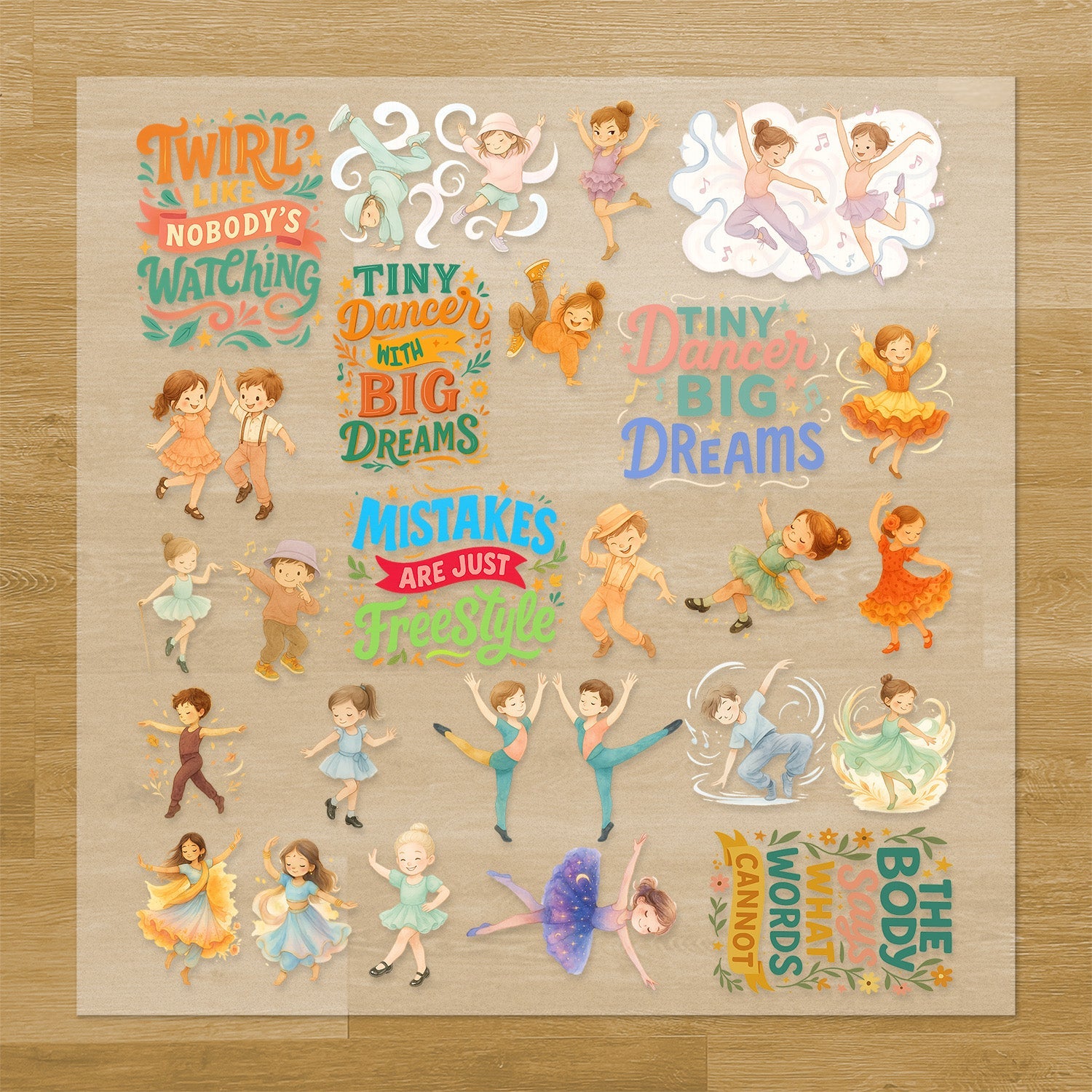 Dance Iron-On Transfer Pack