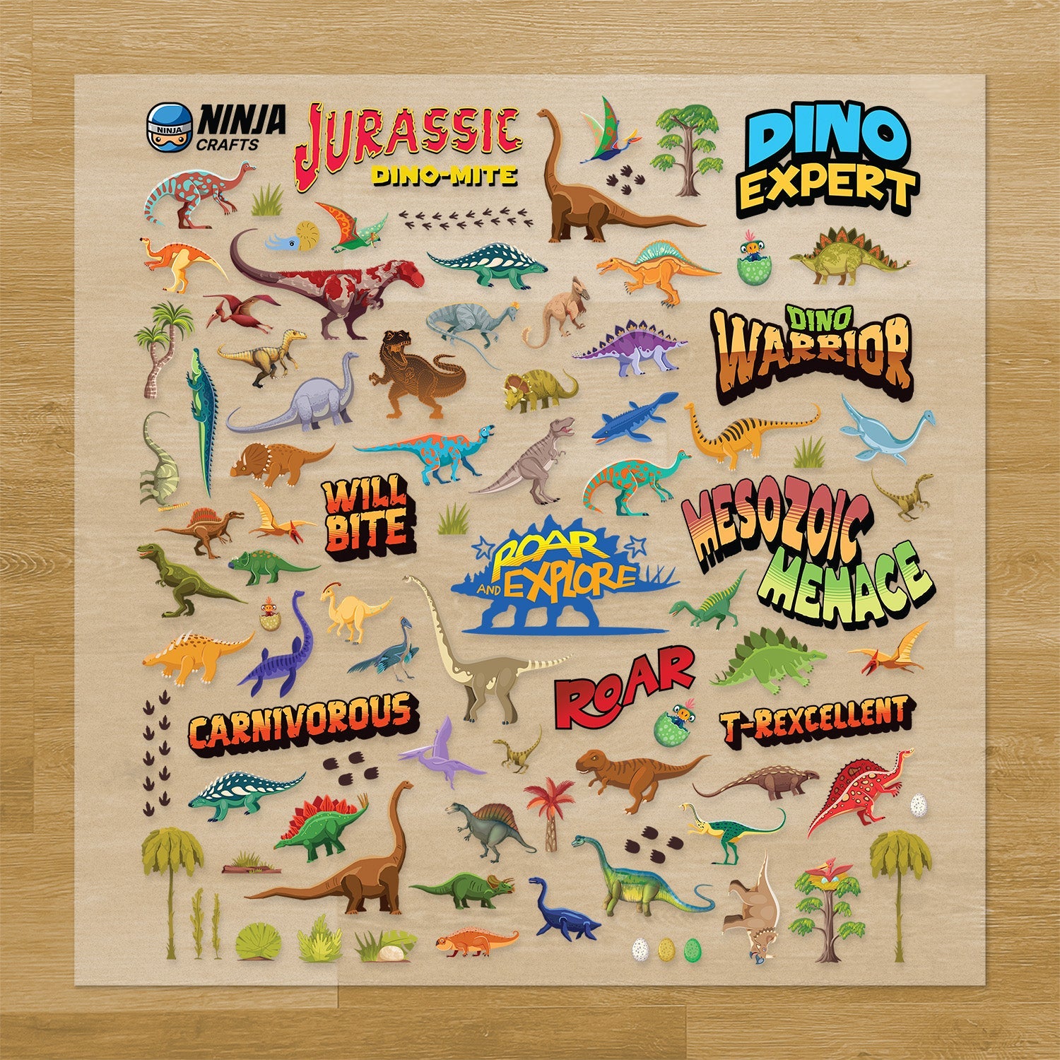 Dinosaurs Iron-On Transfer Pack