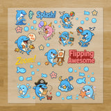 Dolphins Iron-On Transfer Pack