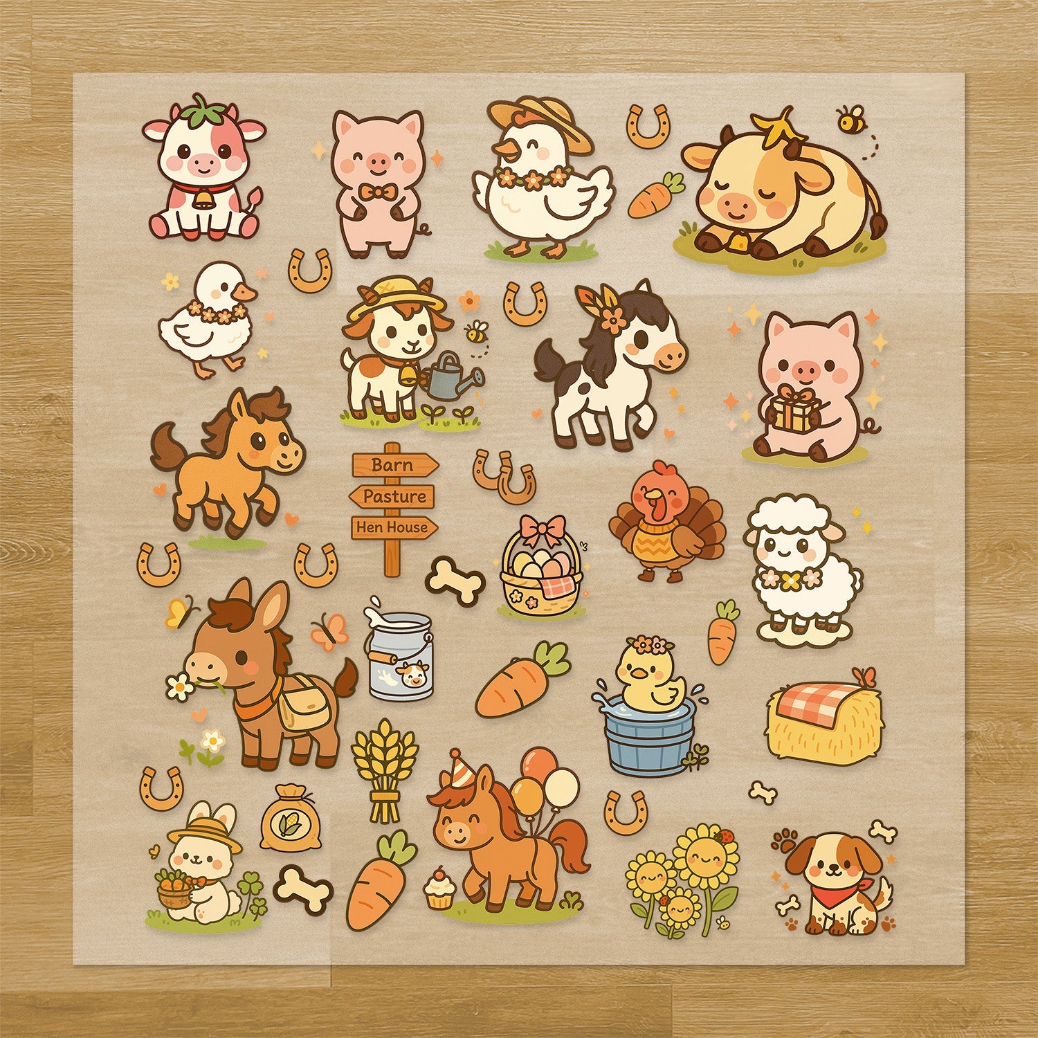 Farm Iron-On Transfer Pack