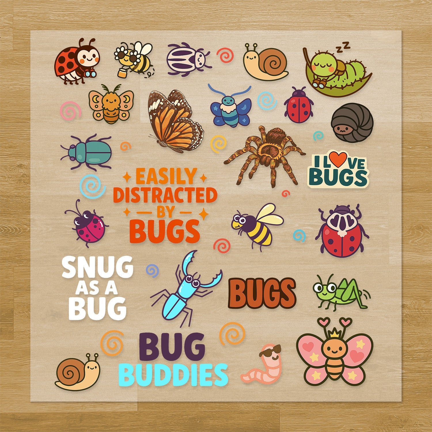 Insects & Butterflies Iron-On Transfer Pack