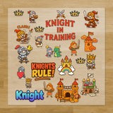 Knights & Castles Iron-On Transfer Pack