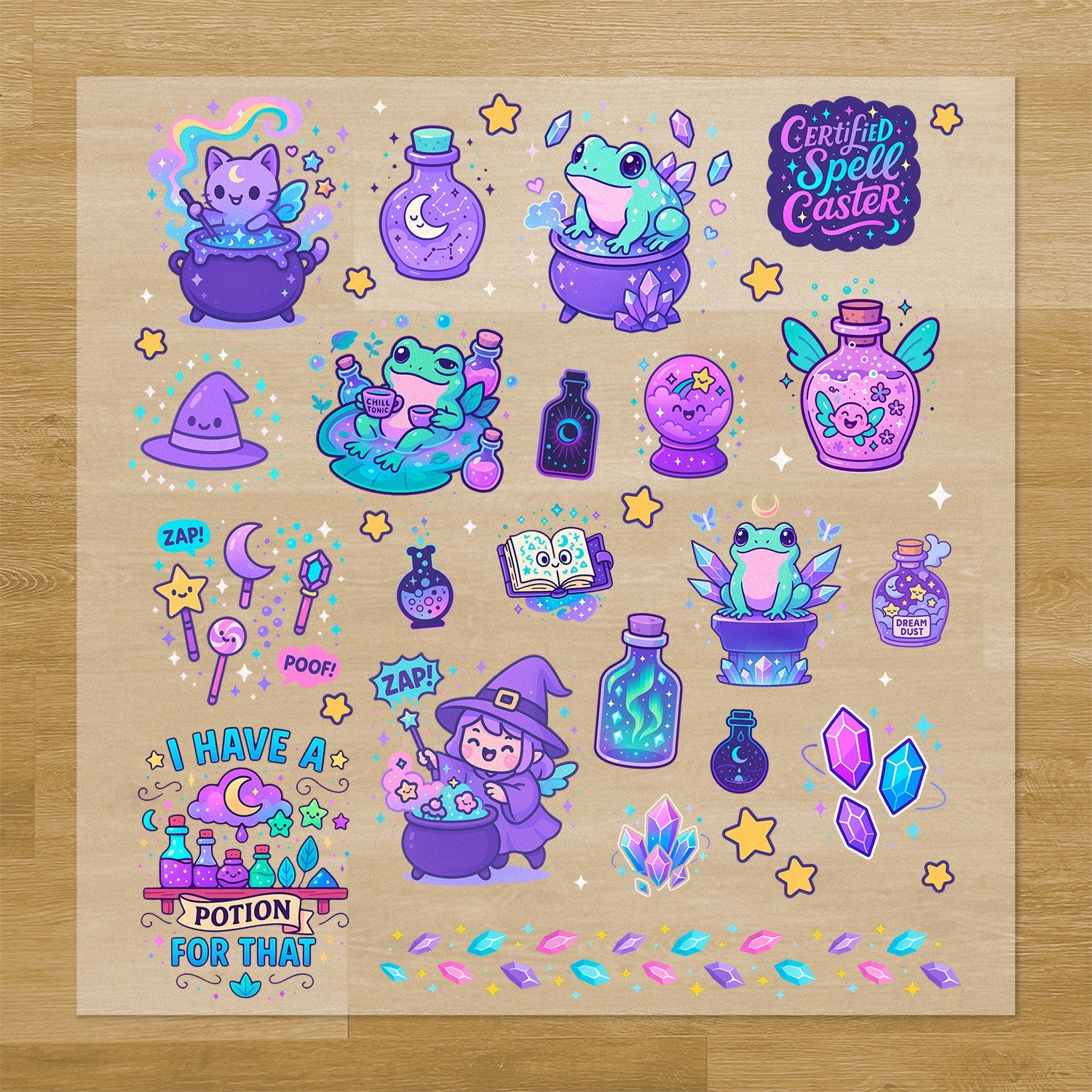 Magic & Potions Iron-On Transfer Pack