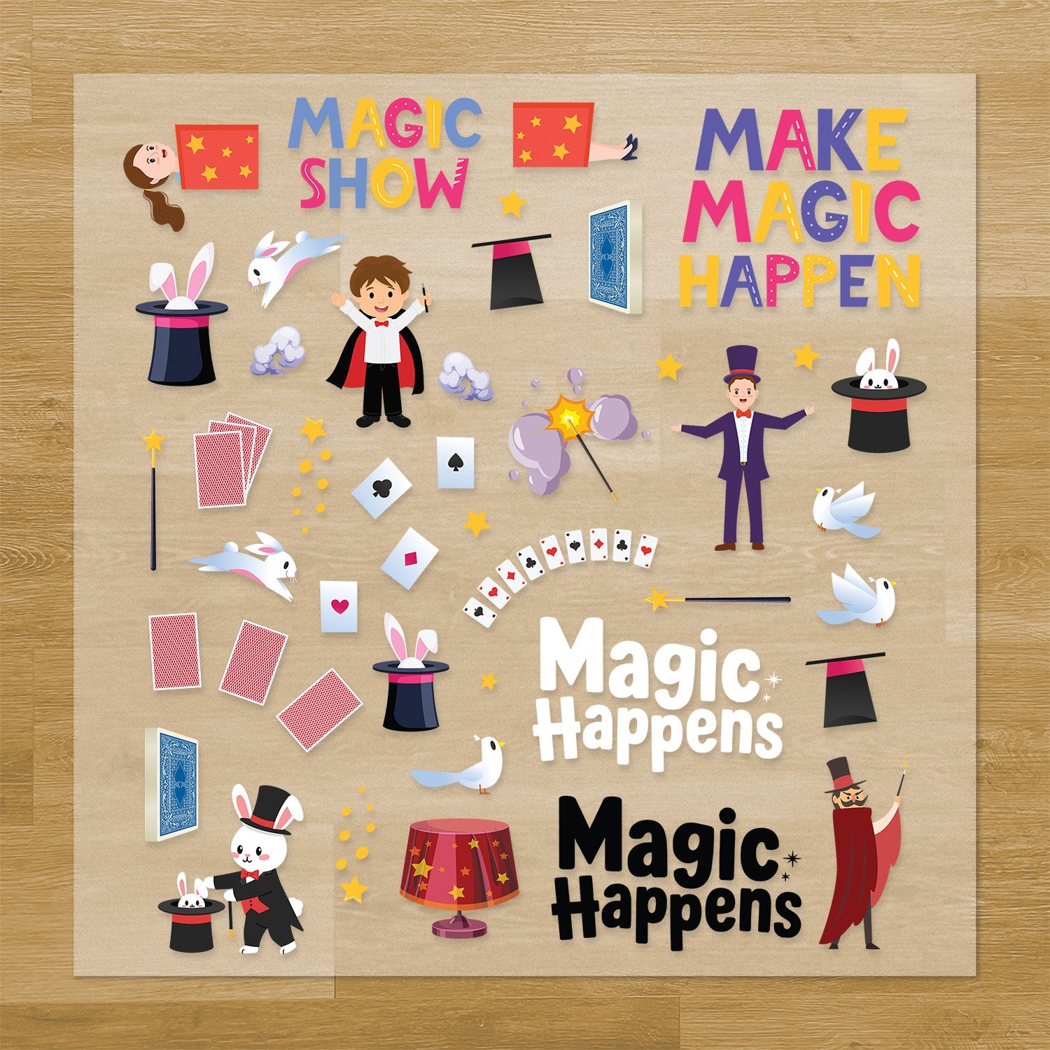 Magic Tricks Iron-On Transfer Pack