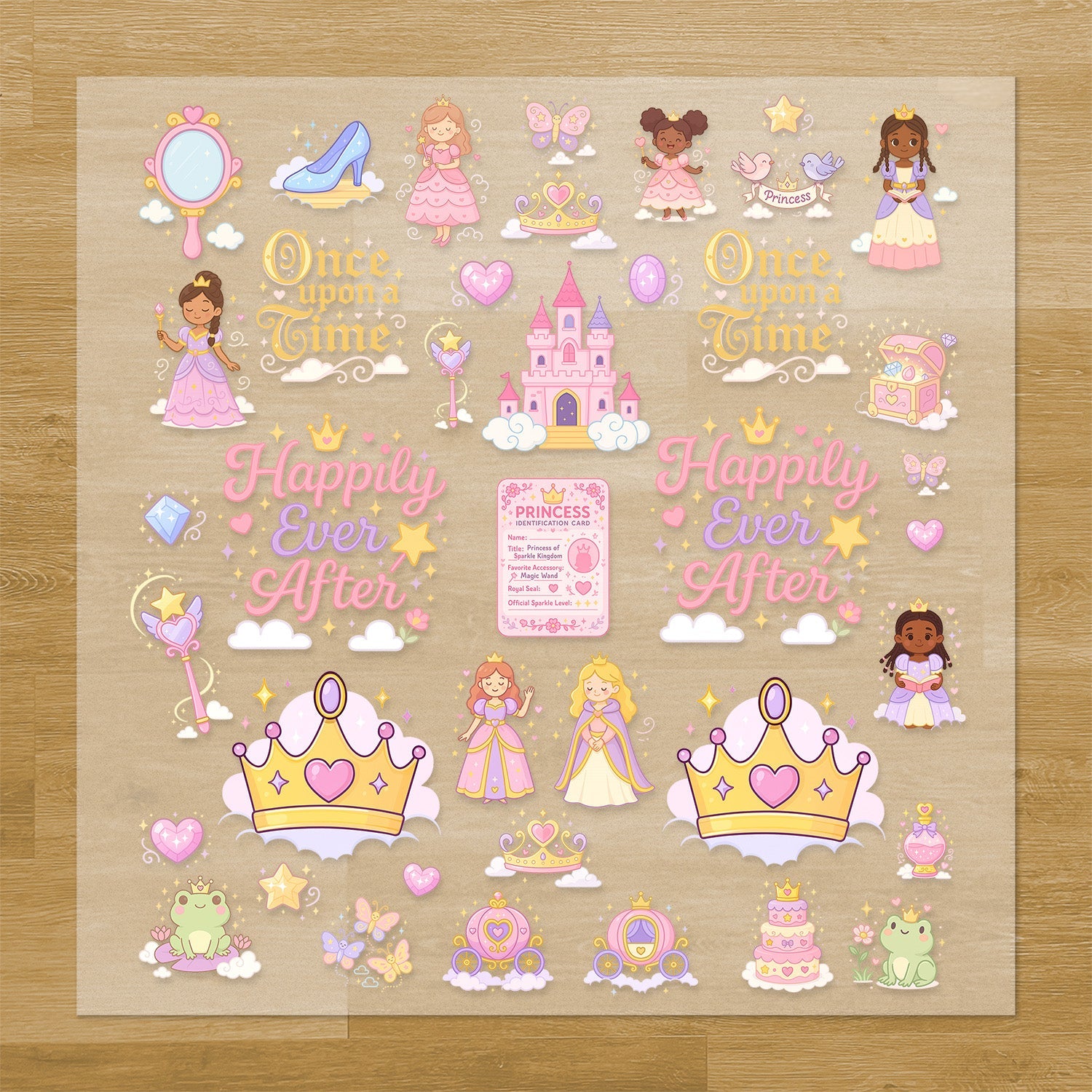 Princesses Iron-On Transfer Pack