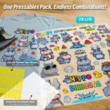 Hippos Iron-On Transfer Pack