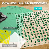 Cactus Lettering Iron-On Transfer Pack