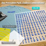 Galaxy Lettering Iron-On Transfer Pack
