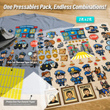 Build Your Own Police Station Iron-On Transfer Pack