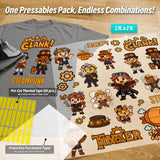 Steampunk Iron-On Transfer Pack