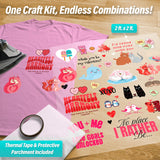 Valentine's Day Iron-On Transfer Pack